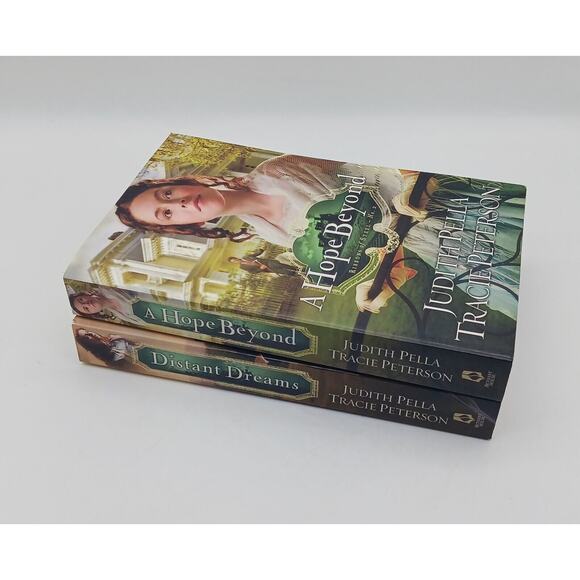 Judith Pella Tracie Peterson Ribbons of Steel 1 & 2 Distant Dreams A Hope Beyond - Picture 6 of 8